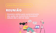 Reunião Online com Assistência Estudantil