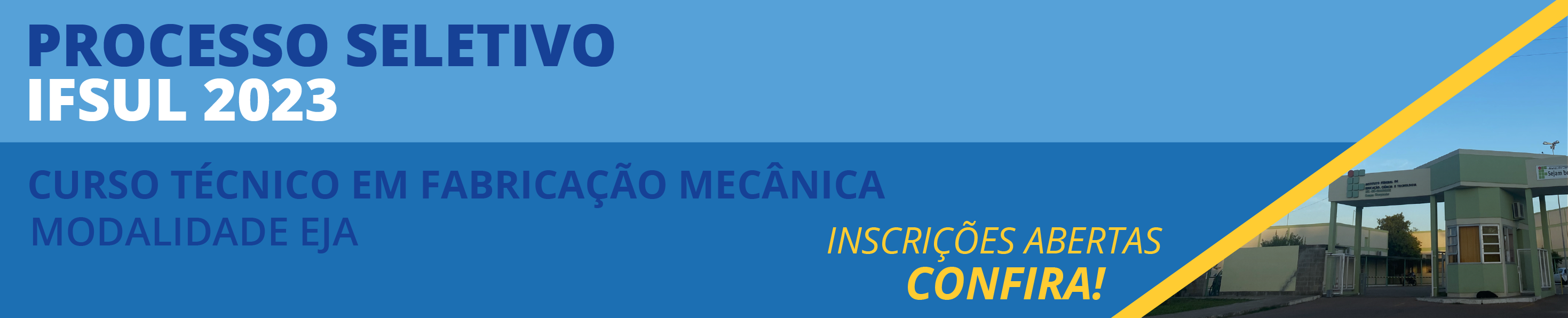 Processo Seletivo Fabricação Mecânica